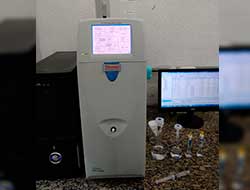 Análise de água no litoral