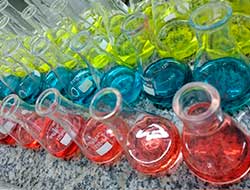 Laboratório de Análise de água no litoral